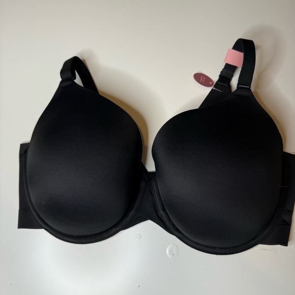 Cacique Lightly Lined Full Coverage Black Underwire Bra Size 38DDD NWT - Picture 1 of 7